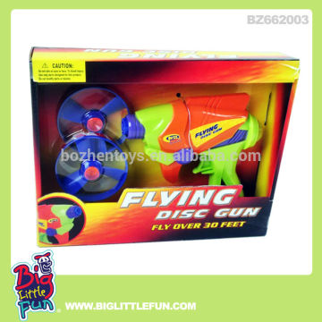 Kids flying disc toy gun