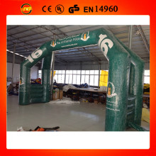 inflatable advertising green Arch/inflatable entrance arch/black arch