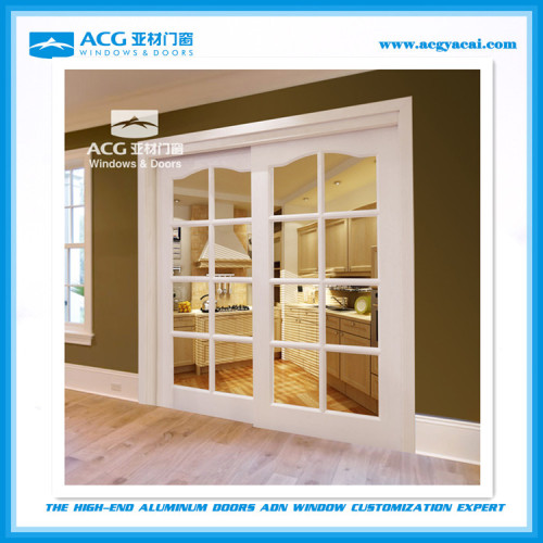 Good performance clear glass soundproof sliding door