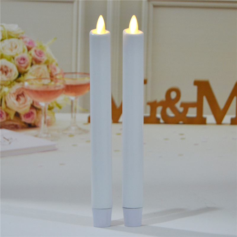 Flameless Taper Candles For Decoration