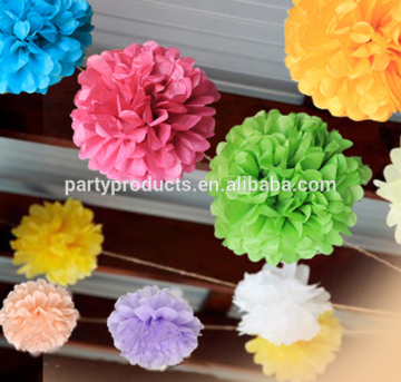 Tissue Paper PomPoms Hanging Party Decoration