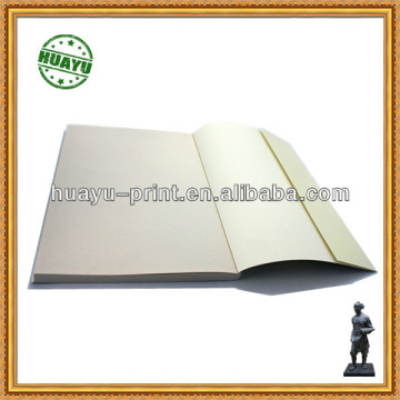 perfect bound art book with flaps