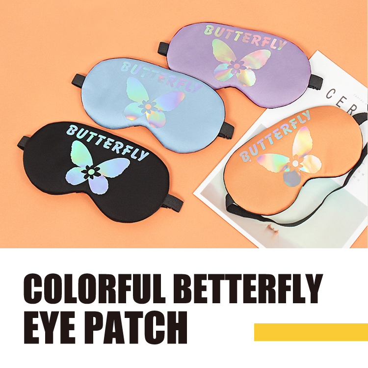 Custom colorful butterfly design eye patch