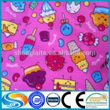 high quality cotton printed flannel fabric