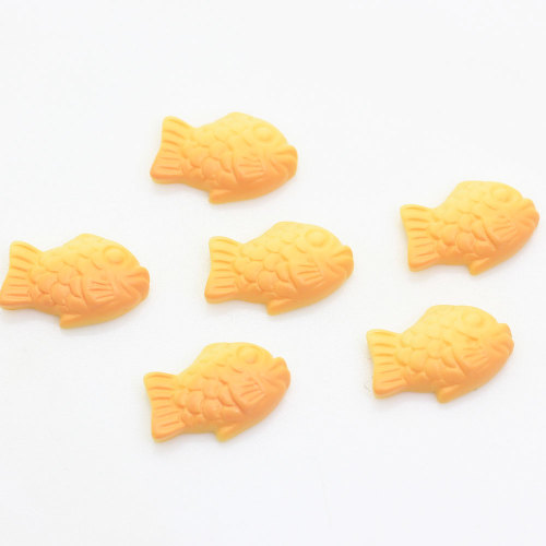 Commercio all&#39;ingrosso 100 PZ Resina Pane Di Pesce Flatback Cabochon Scrapbook Abbellimento Fai Da Te In Resina In Miniatura Cibo Giapponese Taiyaki