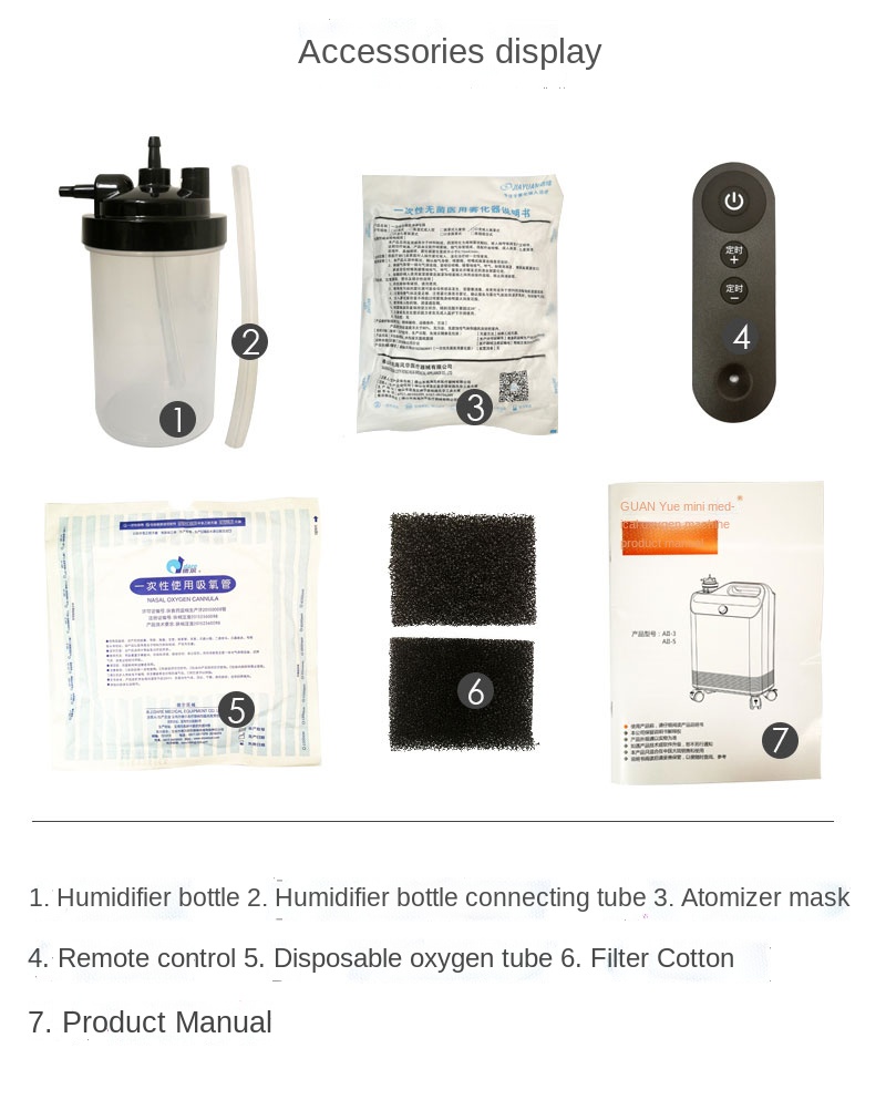 cp-501 Hospital Oxgen Concentrator Home 5l Oxygen Concentrator Medical Grade Dual Flow