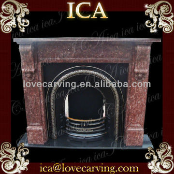Fireplace mantel sculpture