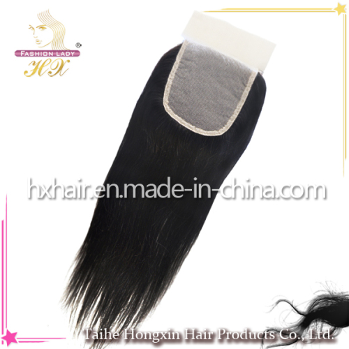 100% Human Hair Beautiful Indian Straight Hair Lace Closure