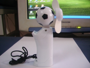 mini fan with soccer