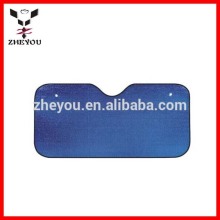 blue auto foldable windshield sunshade custom