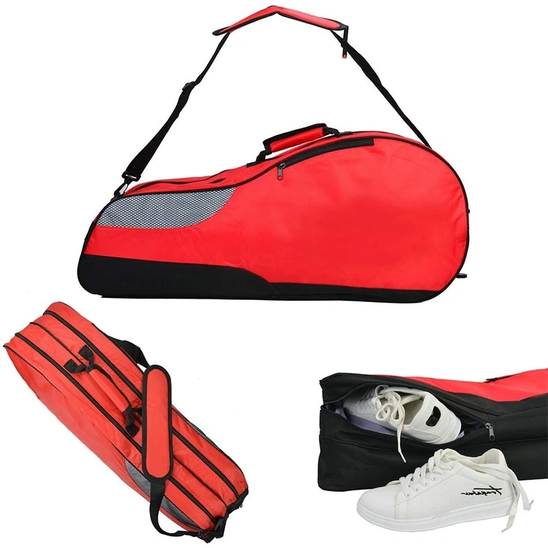 Badminton Tennis Bag Holder Cover with Shoe Compartment for Men Women Kids