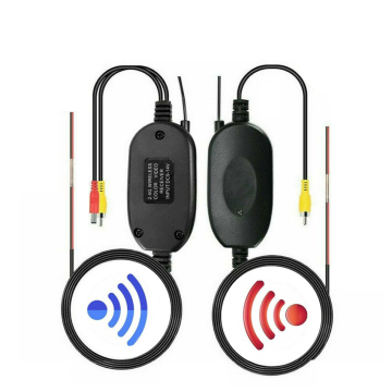 2.4G Wireless RCA Video Transmitter and Receiver for 12V Car Rear View Camera