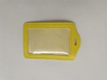 Leather Id Name Tags Badge Holder