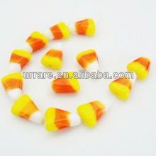 Three-Colored Triangle Shape Loosely Glass Beads