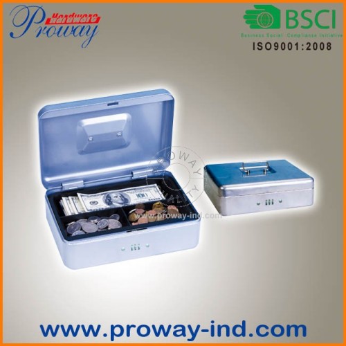 Portable medium cash box money box cash safe