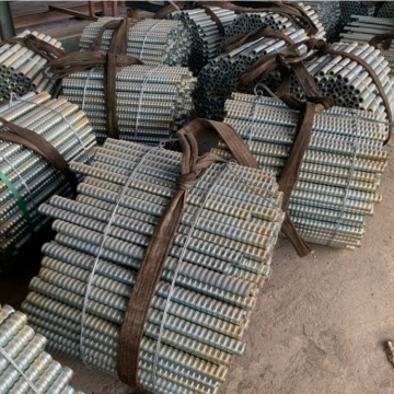 Hot rolled steel pipe hollow grouting anchor rod