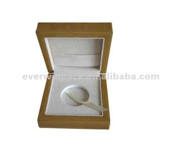 wooden coin display case