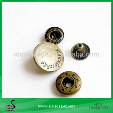 Sinicline snap button for jacket,metal snap button,magnetic snap button