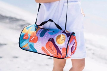 Best-selling microfiber woven picnic blanket