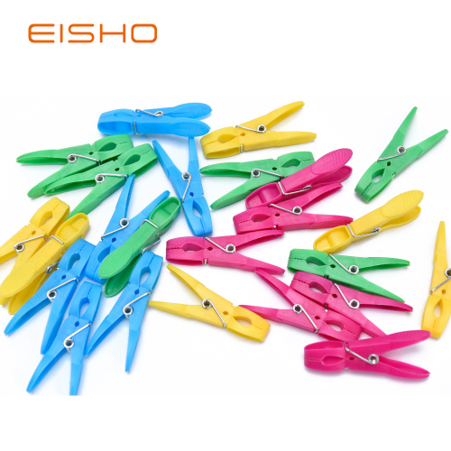 EISHO Coloured Plastic Clothes Pegs FC-1146-0