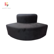Hotel Booth Cafe Furniture: Circular Tufted Bench Sofa Lounge Booth Seating