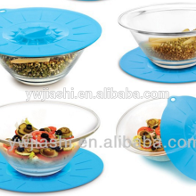 Silicone cover set,silicone bowl cover,pan lid