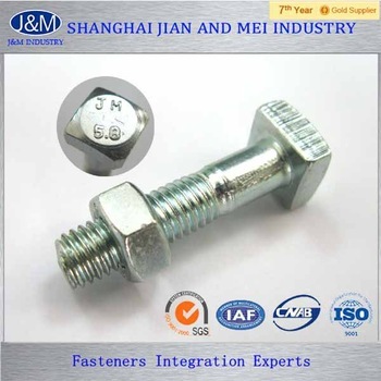clamp hot dip galvanized square thread bolt and nut