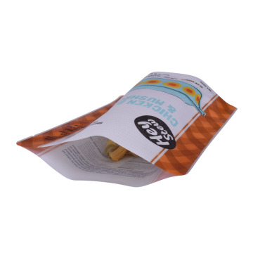 Eco-friendly biodegradable dry food ritsit stand up tas 250g