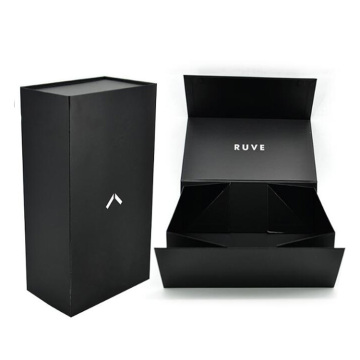 Matte Black Custom Magnetic Cardboard Foldable Box