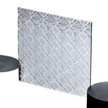 Camelia Patterned Solar Figured Glass Plates