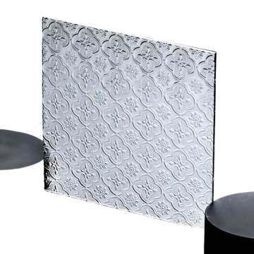 Camelia Patterned Solar Figured Glass Plates