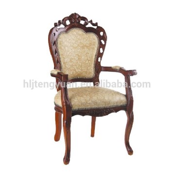 Solid Carved Wood Baroque Dining Chair