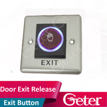 no touch exit button for acess control system