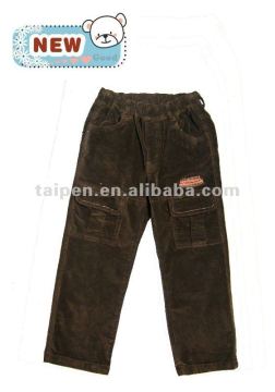 Wholesale Newest Casual Corduroy Kids Ruffle Pants
