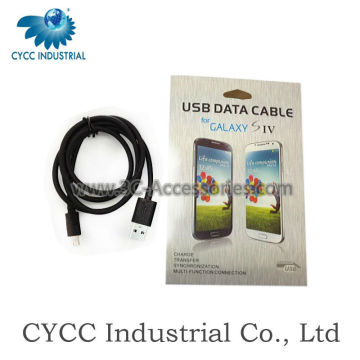 Mobile Phone USB Data Cable for Samsung S4 i9500