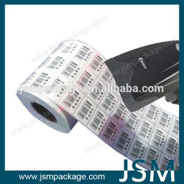 Factory direct sale white stick-on label with laser printing