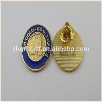 wholesale mcdonalds badge with butterfly clasp