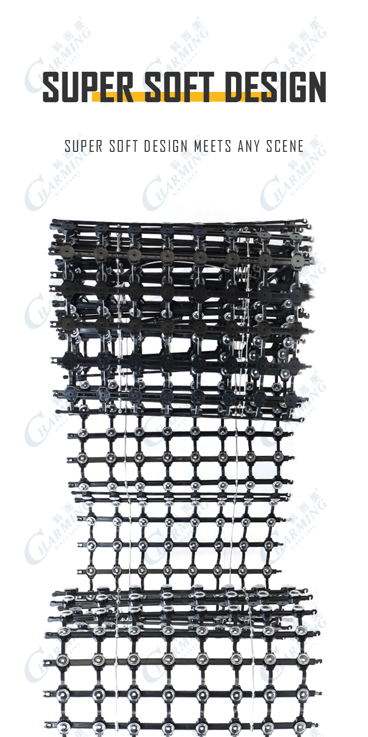 Transparent LED Mesh Grid LED Screen P55mm