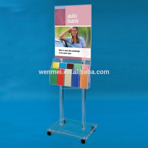 NEW DESIGN for coming 2016 Promotion customized acrylic floor display for supermarket