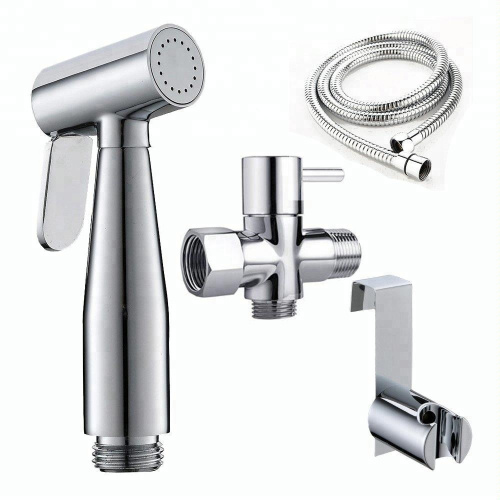 Golden Plated Hand Held Toilet Bidet Sprayer Shattaf