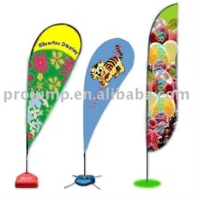 outdoor beach flying flags