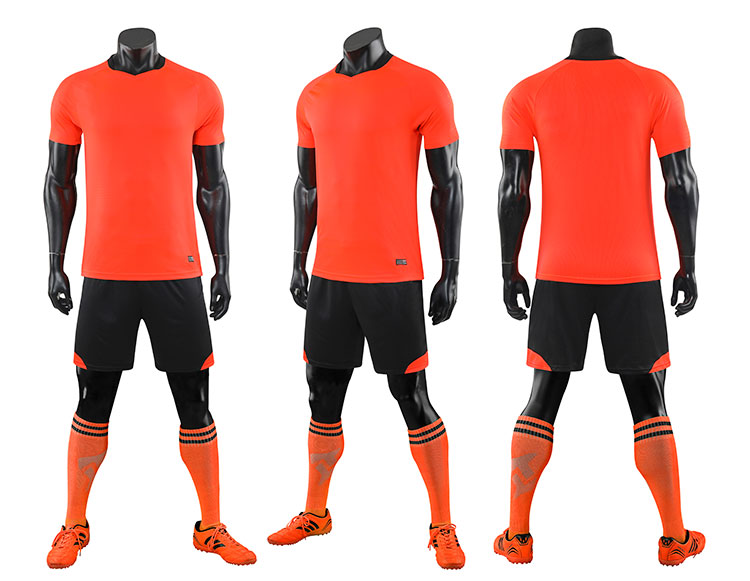 nieuwe aankomst voetbal jersey polyester voetbal uniform