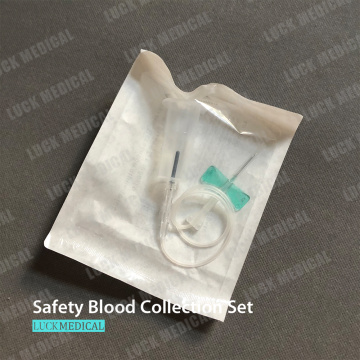 Set di raccolta del sangue alata di sicurezza