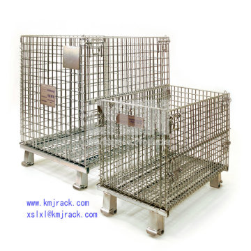 Metal Cup Feet Wire Storage Container