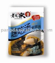 Istant soup chicken sauce and seaweed soup