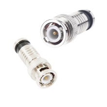 BNC Male Compression Coax Connectors RG59 Adapter