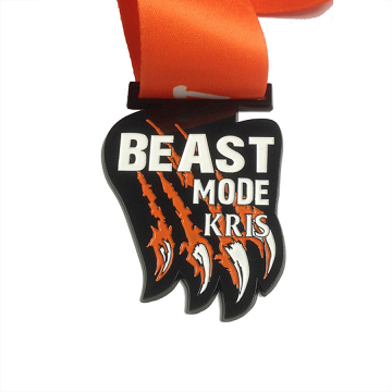 Custom Metal Beast Paw Medal