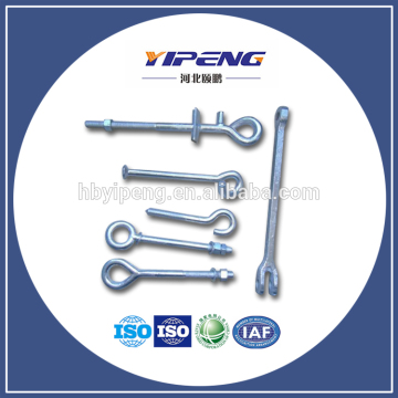 Hot Dip Galvanized Eye Bolt/Forged Eye Bolt/Thimble Bolt/ twin eye bolt