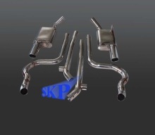 60mm N1 Catback Dual Stainless Steel Tip For 05-08 Ford Mustang (Fits: Ford Mustang 4.6L)