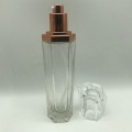 Hexagon glass cosmetic Spray Bottle and jar